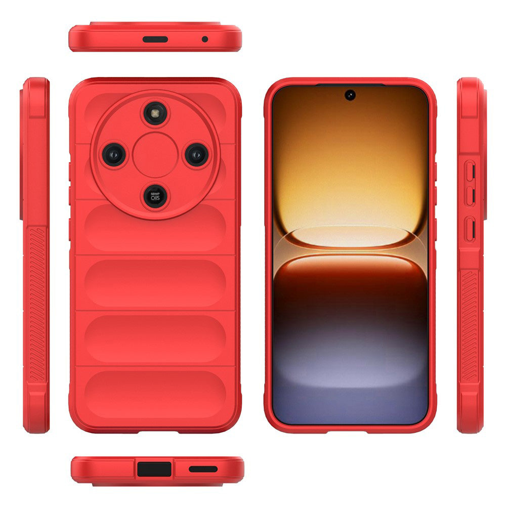 Case for Honor Magic8 Lite, Techsuit, Magic Shield, Red