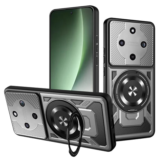 Skyddsfodral för Honor Magic8 Lite, Techsuit, RuggedCam, Grå