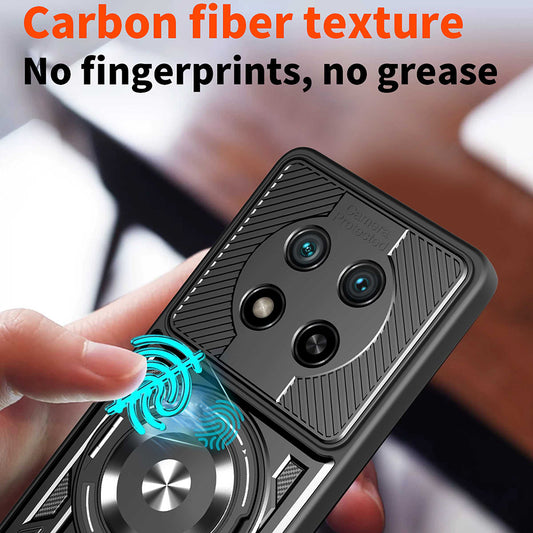 Skyddsfodral för Honor Magic8 Lite, Techsuit, RuggedCam, Grå