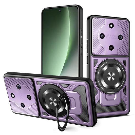 Skyddsfodral för Honor Magic8 Lite, Techsuit, RuggedCam, Lila