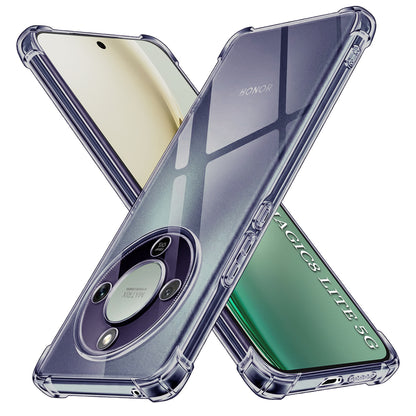 Skyddsfodral för Honor Magic8 Lite, Techsuit, Shockproof Clear, Rökfärgad