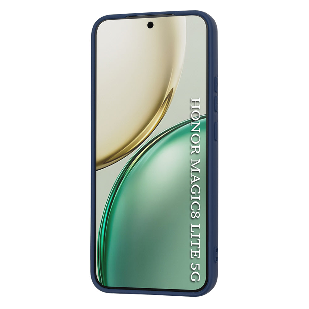 Skyddsfodral för Honor Magic8 Lite, Techsuit, SoftFlex, Marinblå