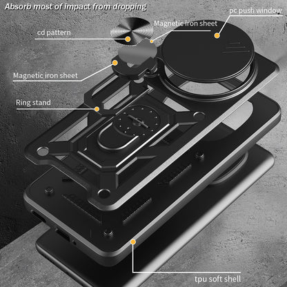 Fodral för Honor Magic8 Pro, Techsuit, CamShield, Roséguld