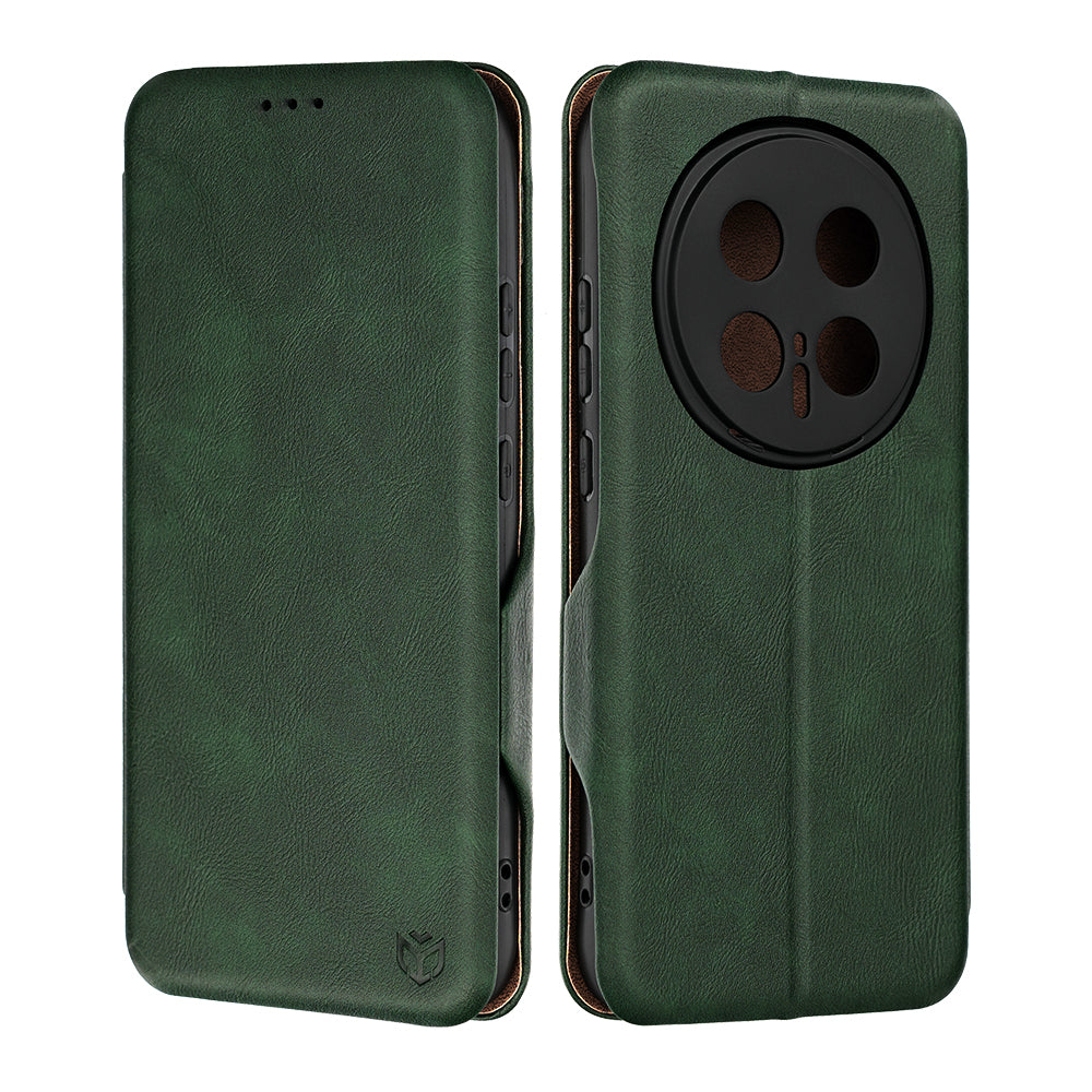 Fodral för Honor Magic8 Pro, Techsuit, Safe Wallet Plus, Grön
