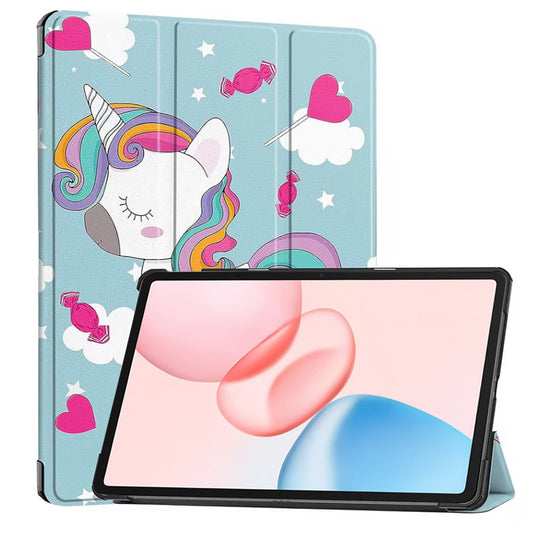Fodral för Honor Pad 10, Techsuit, FoldPro Unicorn, Flerfärgad