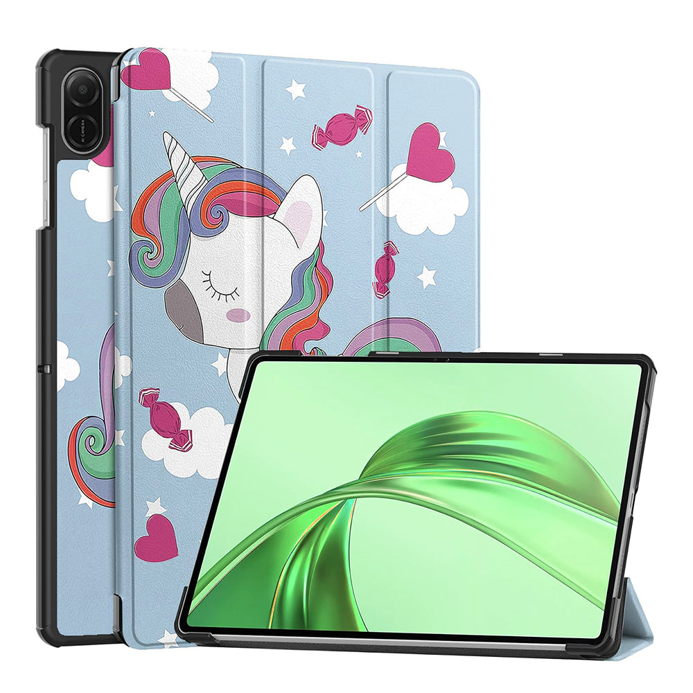 Fodral för Honor Pad X8a, Techsuit, FoldPro Unicorn, Flerfärgad