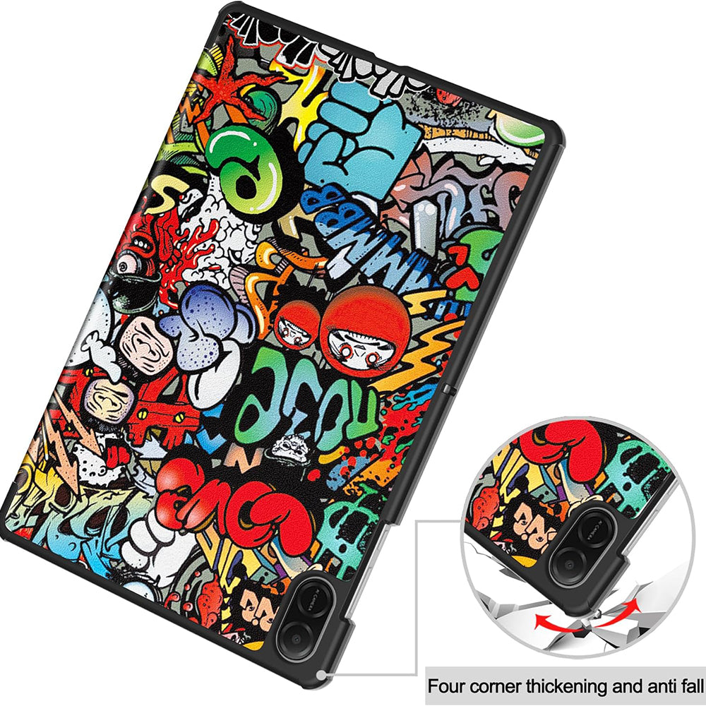 Fodral för Honor Pad X8a, Techsuit, FoldPro Urban Vibe, Flerfärgad
