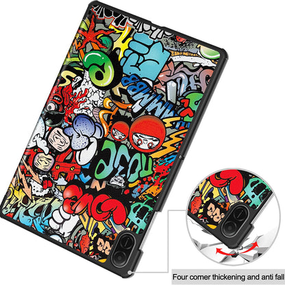 Fodral för Honor Pad X8a, Techsuit, FoldPro Urban Vibe, Flerfärgad