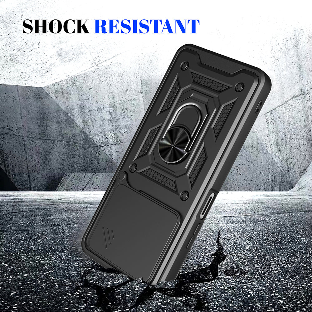 Fodral för Honor X5c Plus, Techsuit, CamShield, Blå