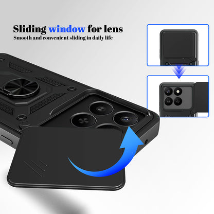 Fodral för Honor X5c Plus, Techsuit, CamShield, Roséguld