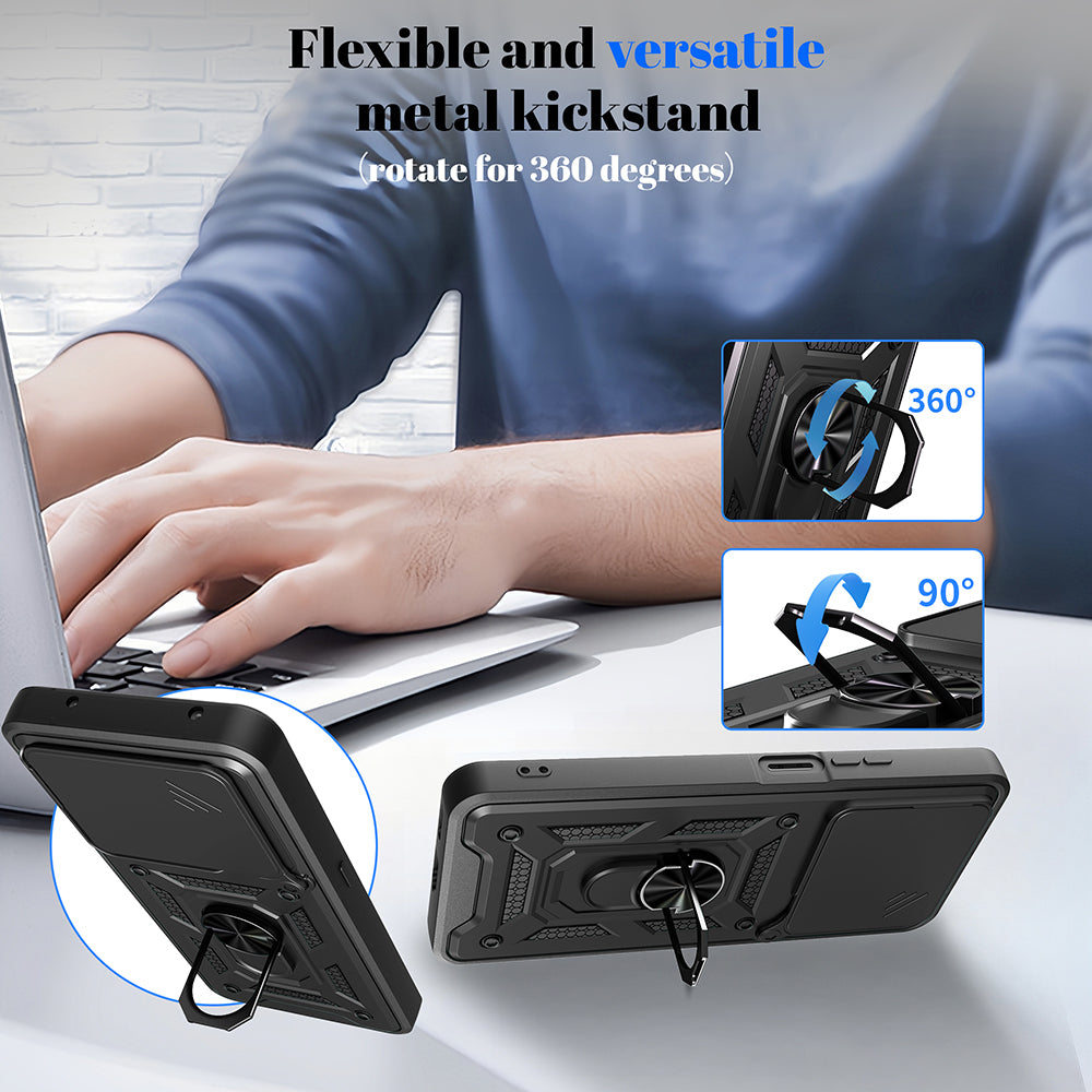 Fodral för Honor X5c Plus, Techsuit, CamShield, Roséguld