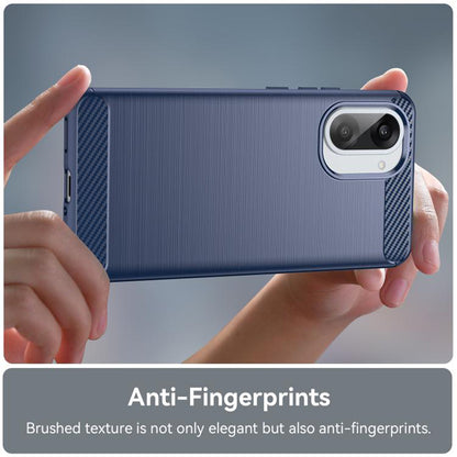 Skyddsfodral för Honor X5c Plus, Techsuit, Kolfiber, Blå