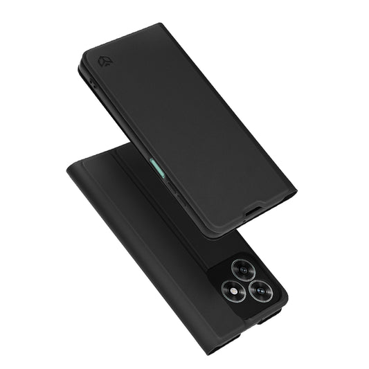 Fodral för Honor X5c Plus, Techsuit, Magskin Book, Svart