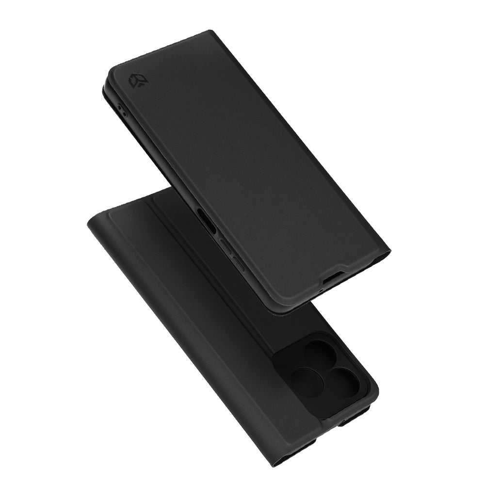 Fodral för Honor X5c Plus, Techsuit, Magskin Book, Svart