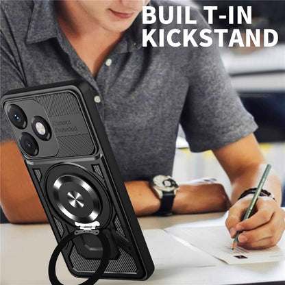 Fodral för Honor X5c Plus, Techsuit, RuggedCam, Lila