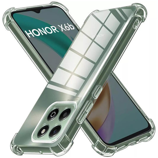 Fodral för Honor X6b, Techsuit, Stötsäker Klar, Transparent