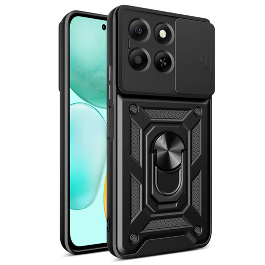 Fodral för Honor X6c, Techsuit, CamShield, Svart