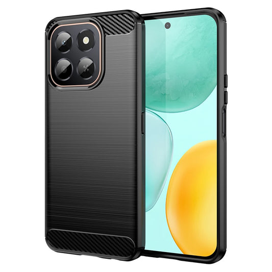 Fodral för Honor X6c, Techsuit, Kolfiber, Svart