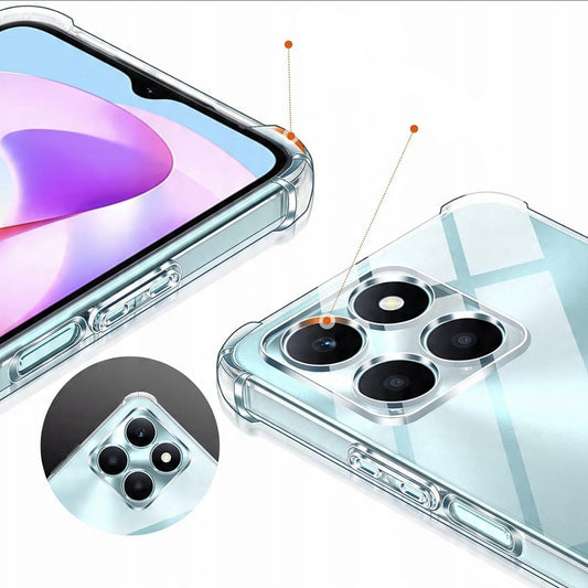 Fodral för Honor X6c, Techsuit, Stötsäker Klar, Transparent
