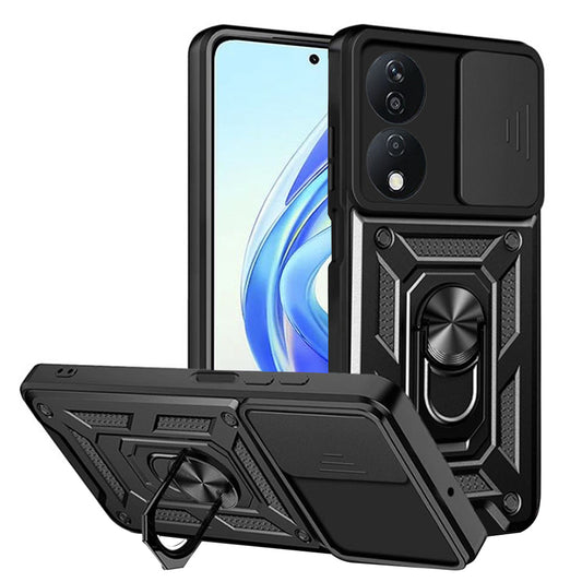 Fodral för Honor X7b 5G / 90 Smart / X7b 4G, Techsuit, CamShield, Svart