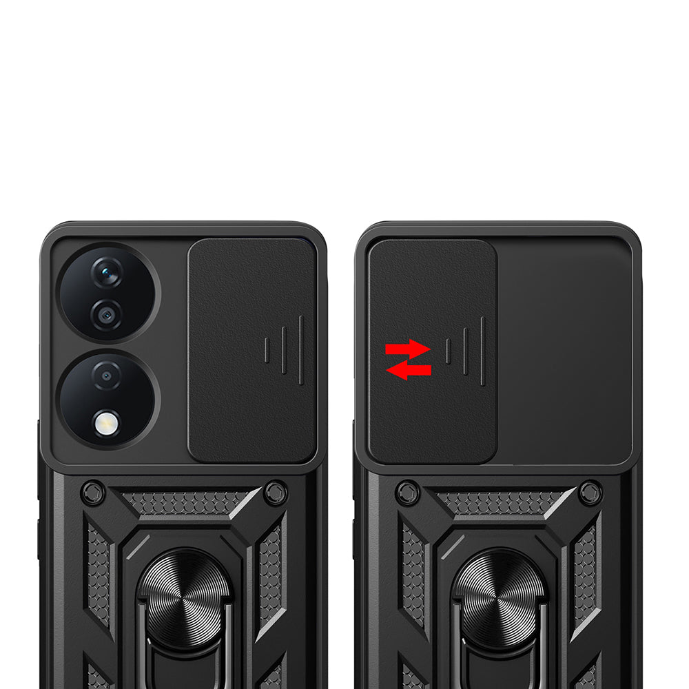 Skyddsfodral för Honor X7b 5G / 90 Smart / X7b 4G, Techsuit, CamShield, Grön