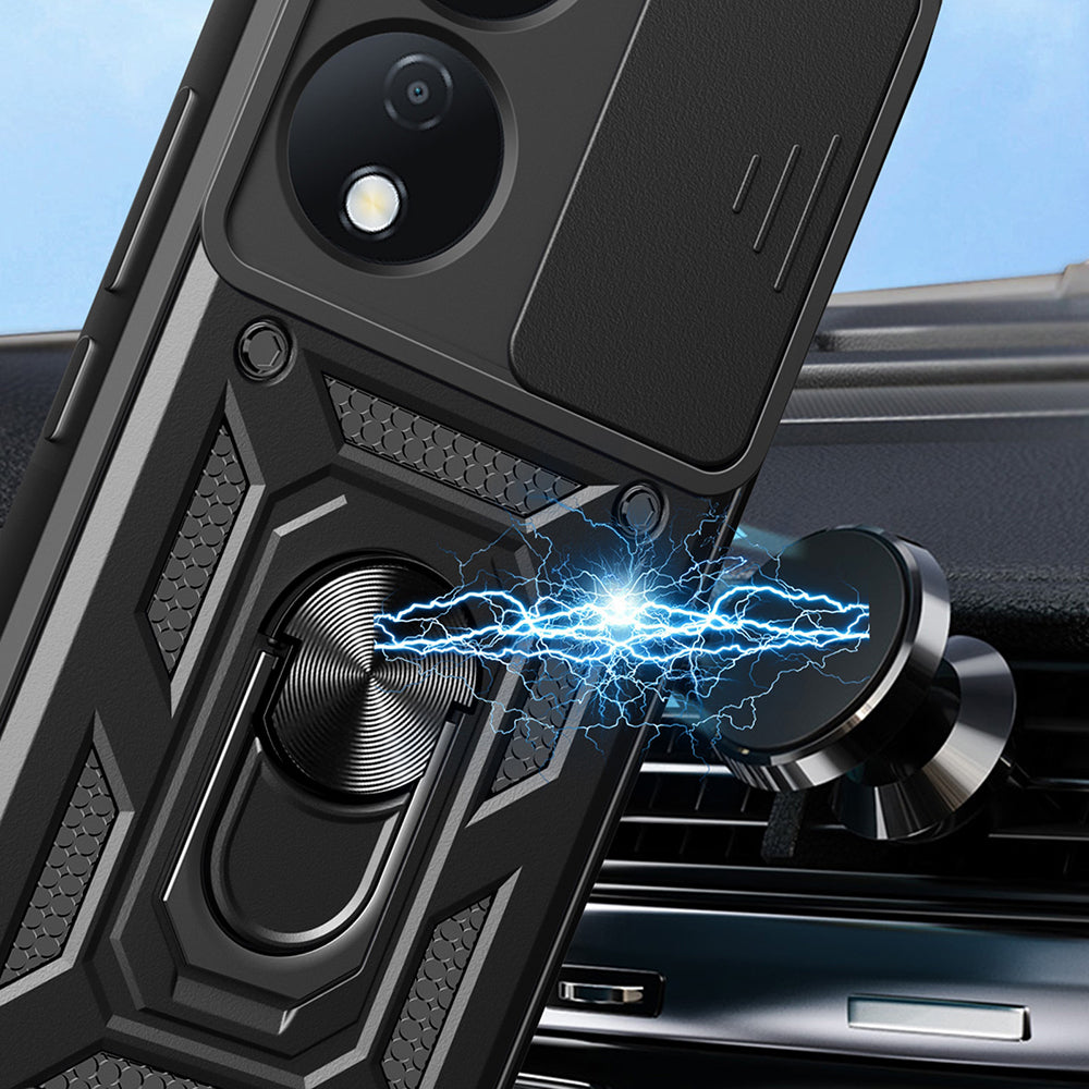 Skyddsfodral för Honor X7b 5G / 90 Smart / X7b 4G, Techsuit, CamShield, Grön