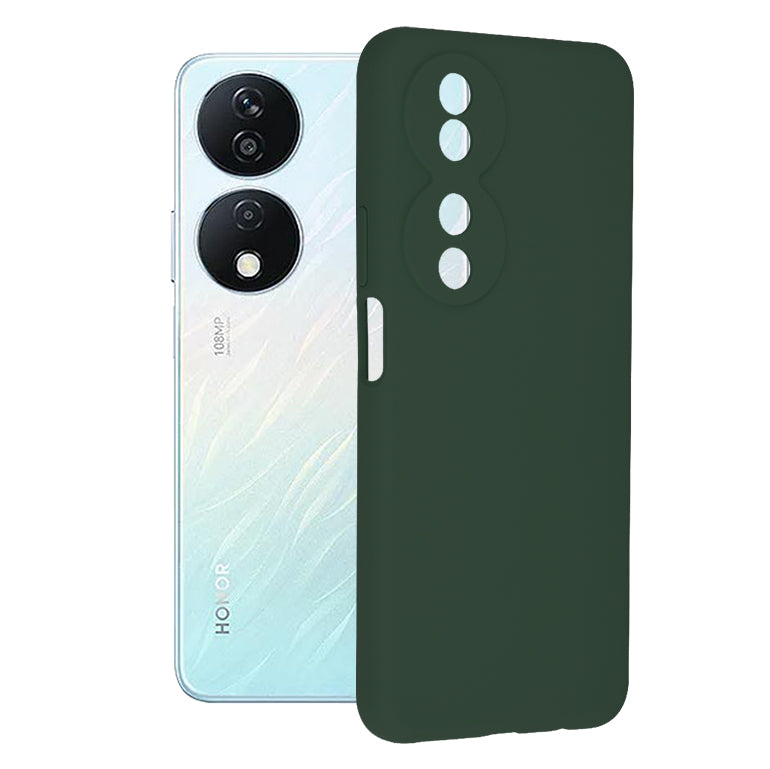 Fodral för Honor X7b 5G / 90 Smart / X7b 4G, Techsuit, Soft Edge, Mörkgrön