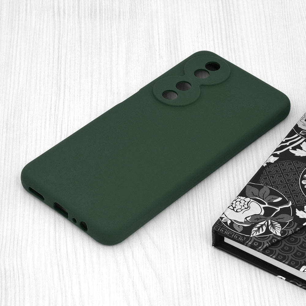 Fodral för Honor X7b 5G / 90 Smart / X7b 4G, Techsuit, Soft Edge, Mörkgrön