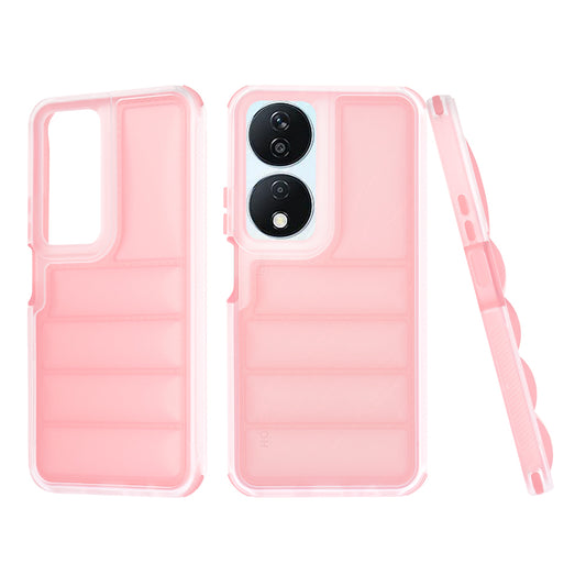 Fodral för Honor X7b 5G / 90 Smart / X7b 4G, Techsuit, Wave Shield, Rosa