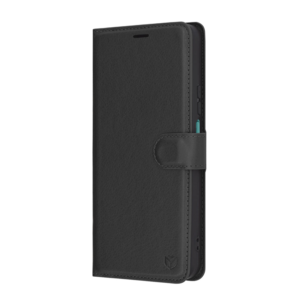 Fodral för Honor X7c / 200 Smart, Techsuit, Leather Folio, Svart