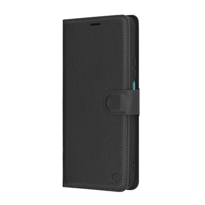 Fodral för Honor X7c / 200 Smart, Techsuit, Leather Folio, Svart