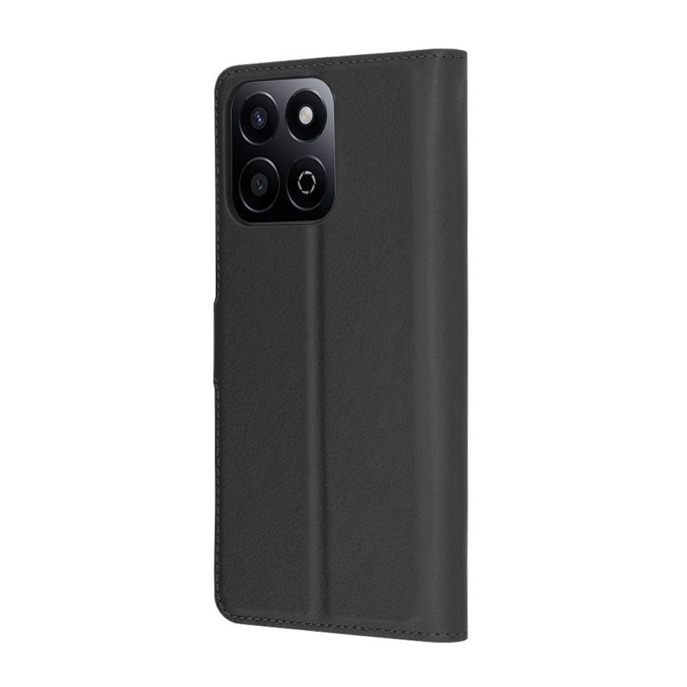Fodral för Honor X7c / 200 Smart, Techsuit, Leather Folio, Svart