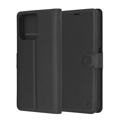 Fodral för Honor X7c / 200 Smart, Techsuit, Leather Folio, Svart
