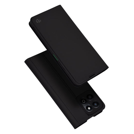 Fodral för Honor X7c / 200 Smart, Techsuit, Magskin Book, Svart