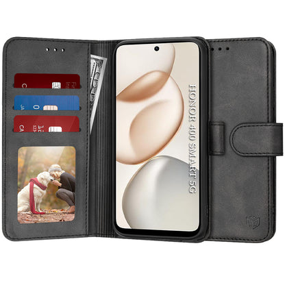 Fodral för Honor 400 Smart 4G / X7d 4G, Techsuit, Diary Book, Svart
