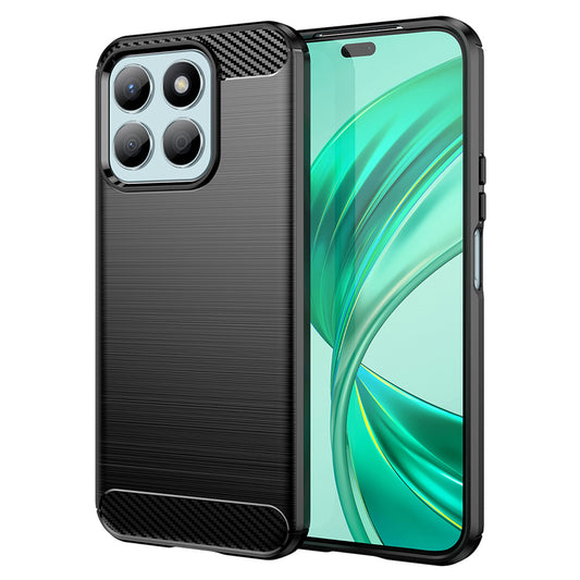Fodral för Honor X8b, Techsuit, Kolfiber, Svart