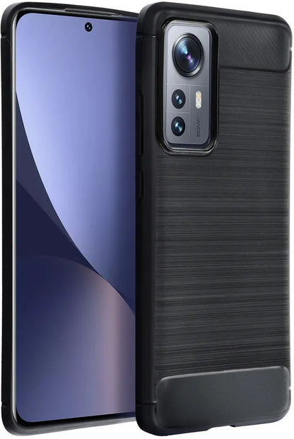 Fodral för Honor X8c, OEM, Kolfiber, Svart