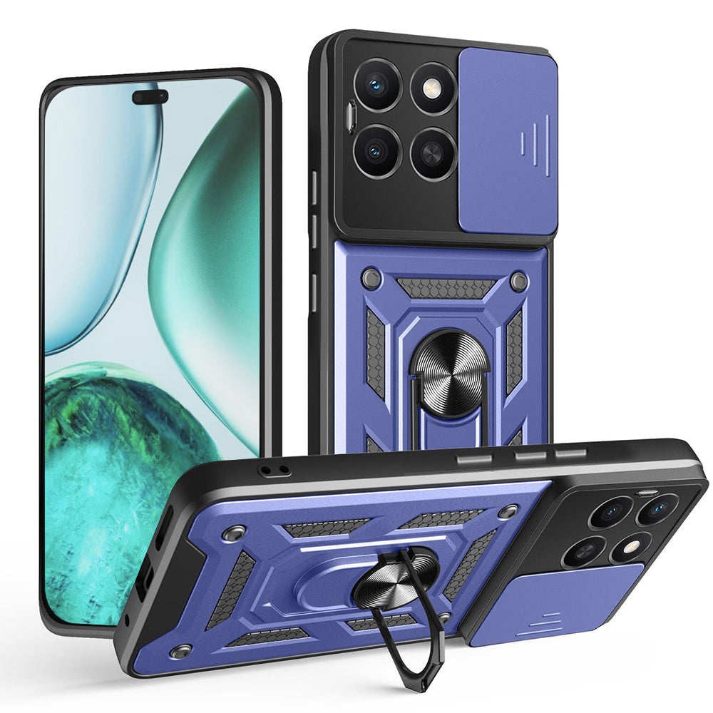Fodral för Honor X8c, Techsuit, CamShield, Blå