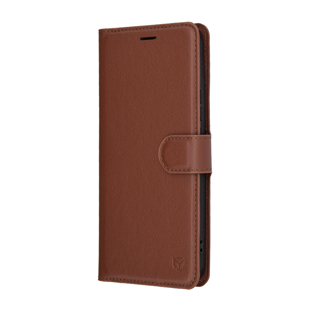 Fodral för Honor X8c, Techsuit, Leather Folio, Brun