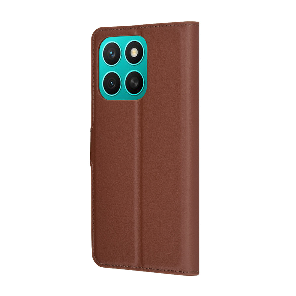 Fodral för Honor X8c, Techsuit, Leather Folio, Brun