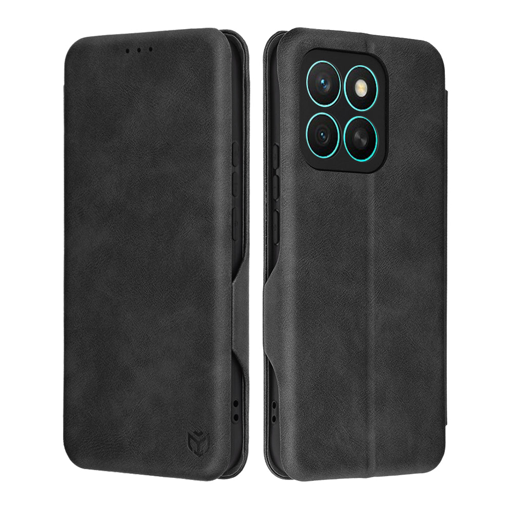 Fodral för Honor X8c, Techsuit, Safe Wallet Plus, Svart