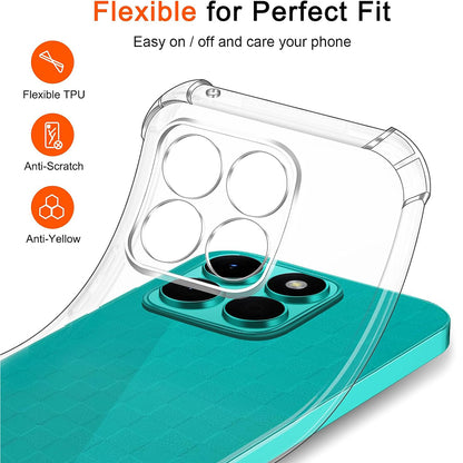 Fodral för Honor X8c, Techsuit, Stötsäker Klar, Transparent