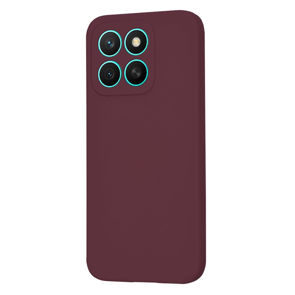 Fodral för Honor X8c, Techsuit, SoftFlex, Vinröd