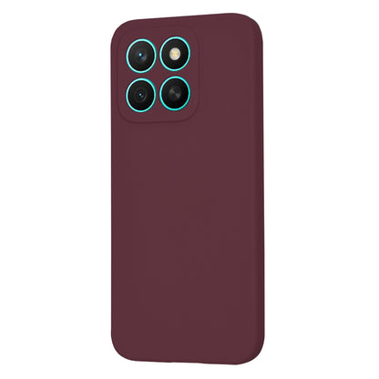 Fodral för Honor X8c, Techsuit, SoftFlex, Vinröd