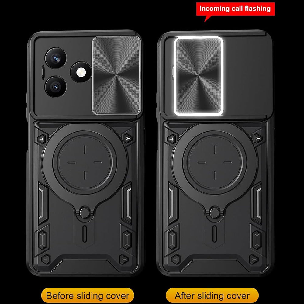 Fodral för Honor X8d, Techsuit, CamGuard Pro, Svart