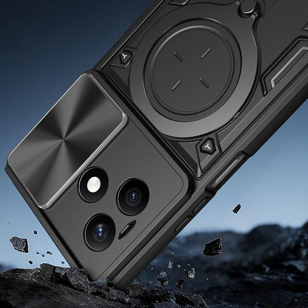 Fodral för Honor X8d, Techsuit, CamGuard Pro, Svart