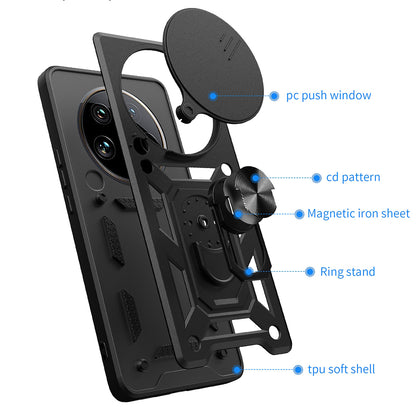 Fodral för Honor X9c / Magic7 Lite, Techsuit, CamShield, Svart