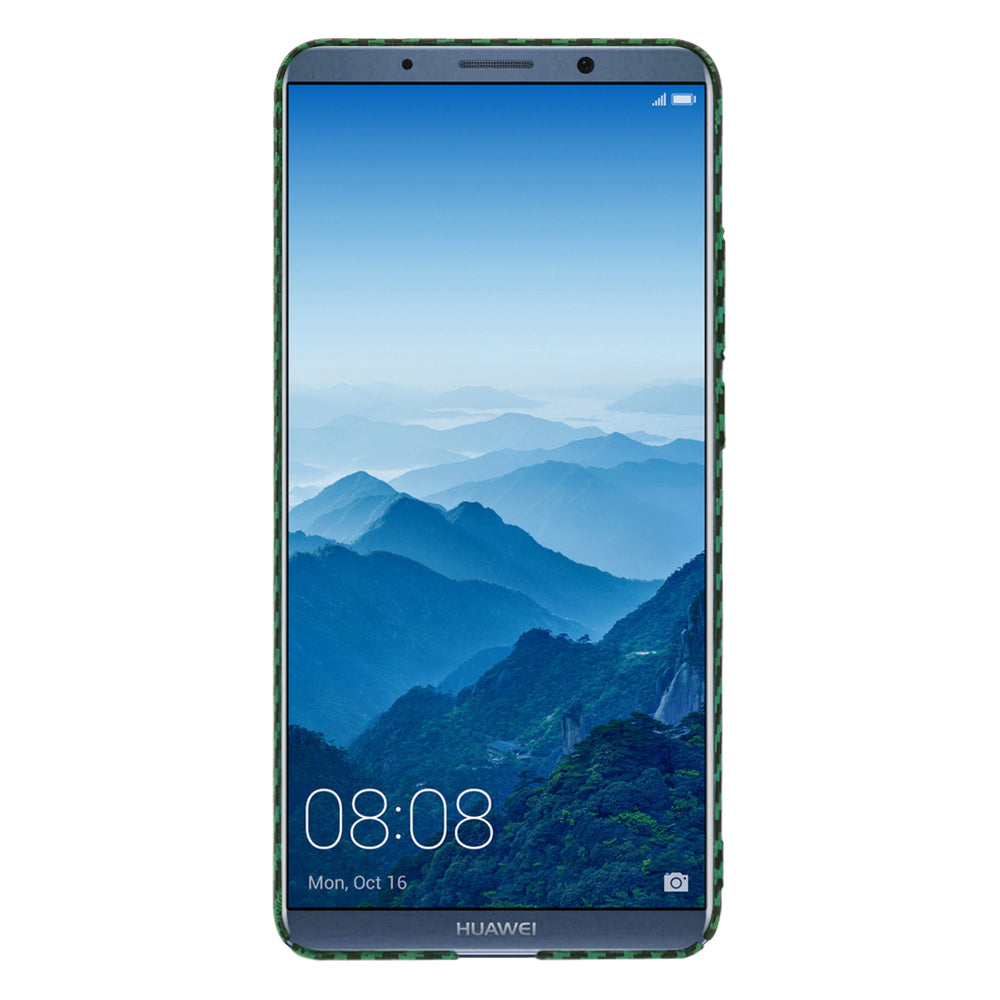 Fodral för Huawei Mate 10 Pro, Techsuit, Carbonite FiberShell, Grön