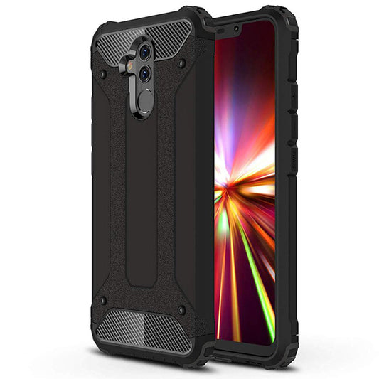Fodral för Huawei Mate 20 Lite, Techsuit, Hybrid Armor, Svart