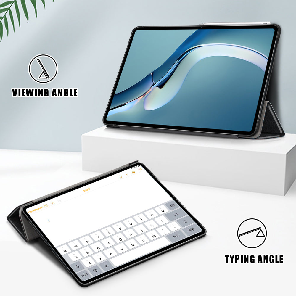 Fodral för Huawei MatePad Pro 12.6 (2021), Techsuit, FoldPro, Svart